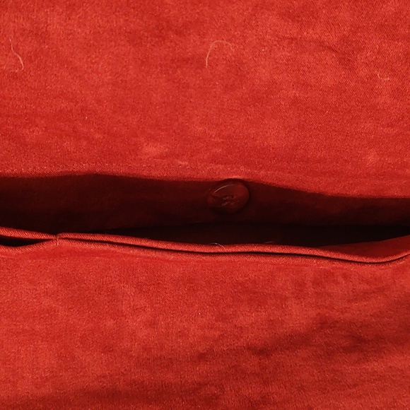 Wine Suede Like Worthington Blazer / Jacket sz 26 Womans - Picture 8 of 8